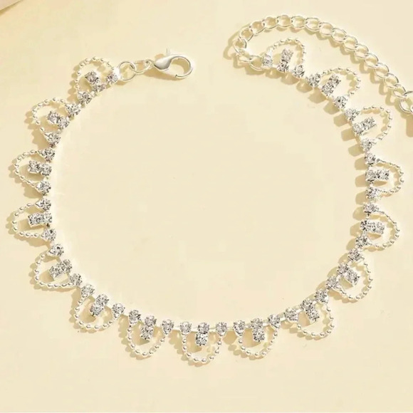 Blingbling wavy arm chain bracelet adjustable - Picture 2 of 3